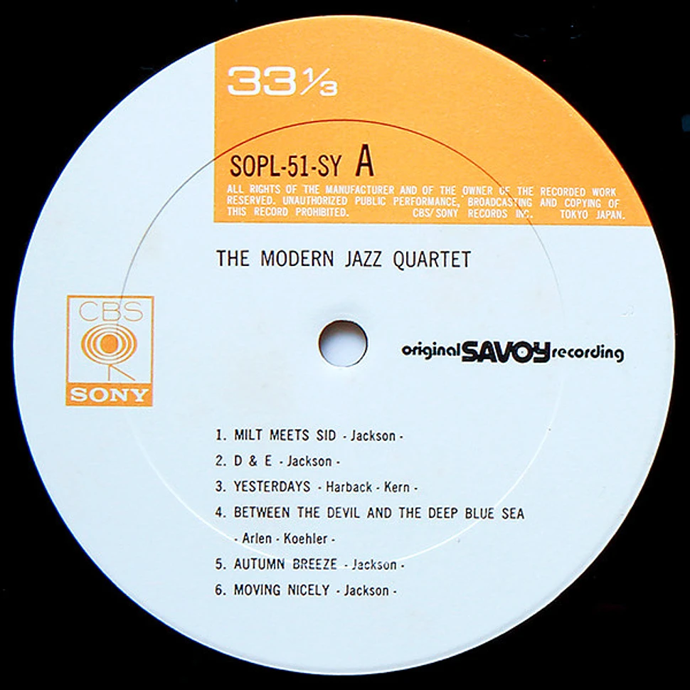 The Modern Jazz Quartet - Modern Jazz Quartet