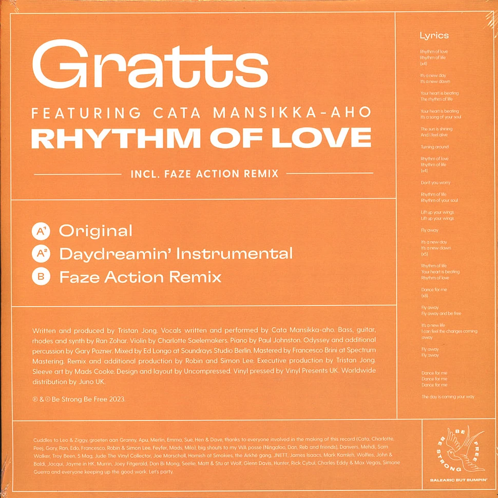 Gratts - Rhythm Of Love Feat. Cata Mansikka Aho