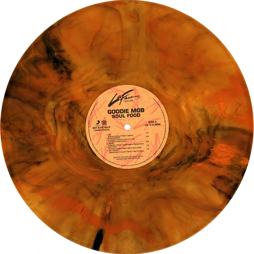 Goodie Mob - Soul Food Black Friday Record Store Day 2023 Clear W/ Orange Splatter Vinyl Edition