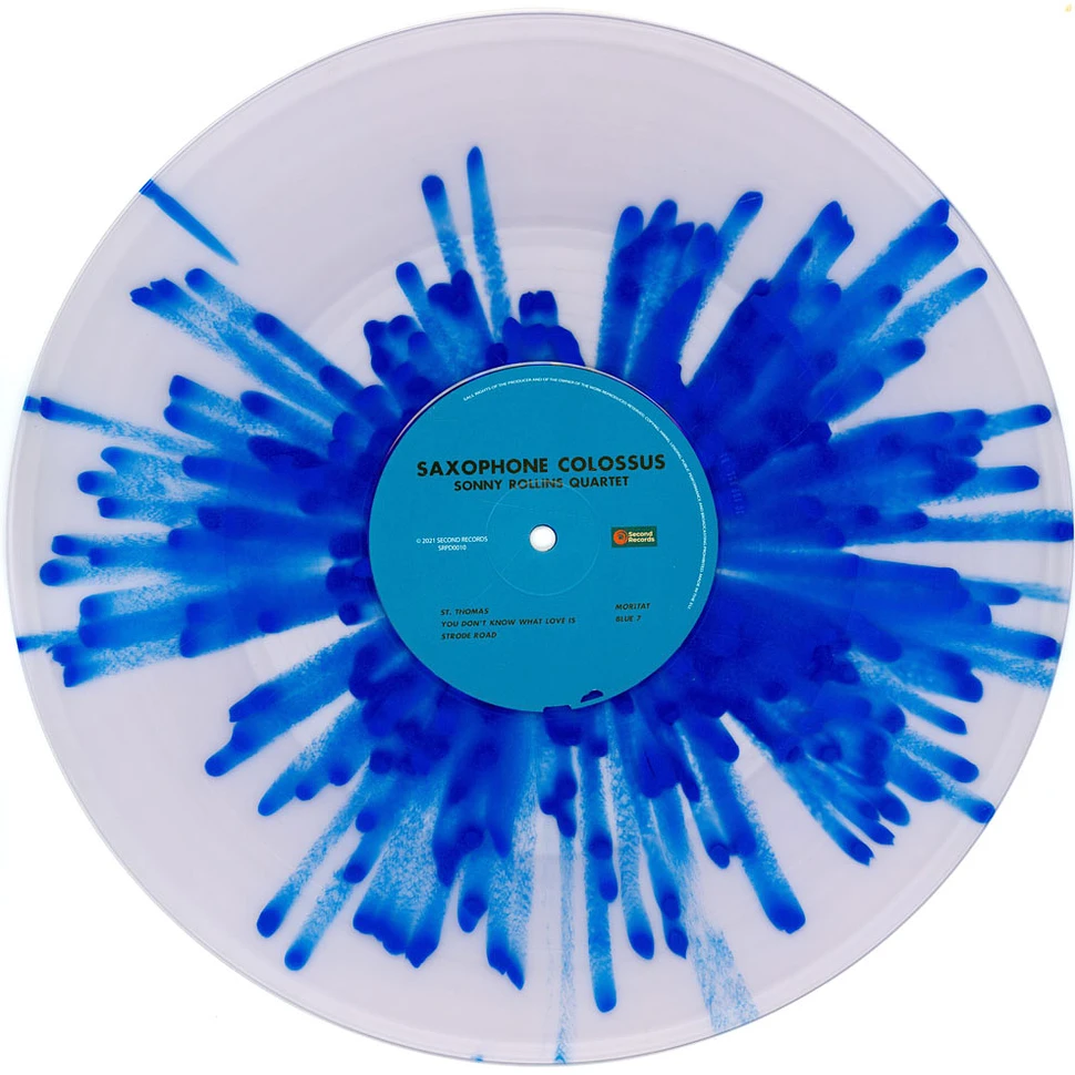Sonny Rollins - Saxophone Colossus Clear / Blue Splatter Vinyl Edition
