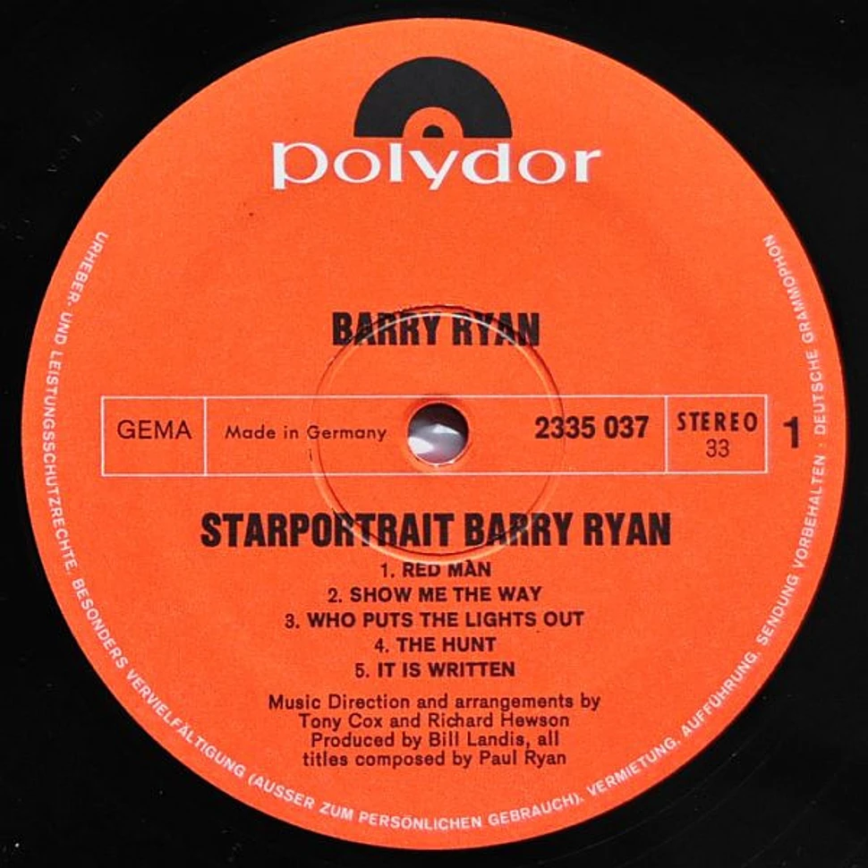 Barry Ryan - Starportrait