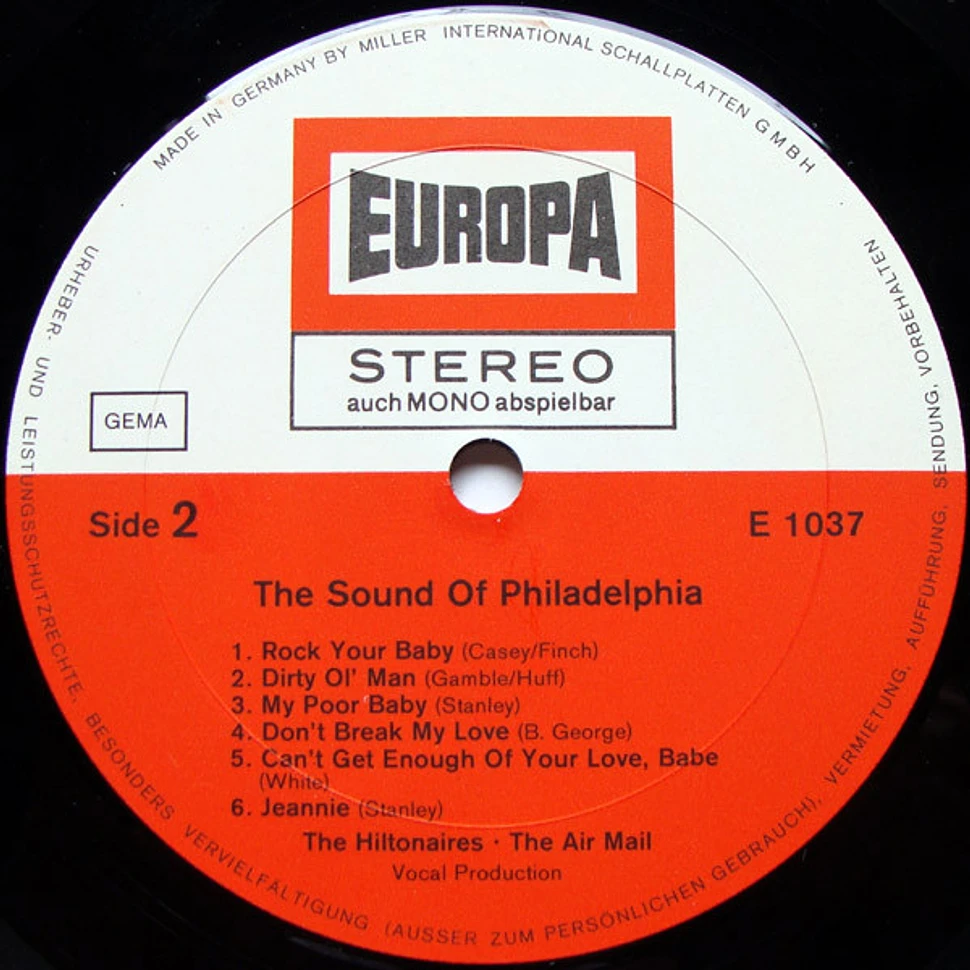 The Hiltonaires • The Air Mail - The Sound Of Philadelphia