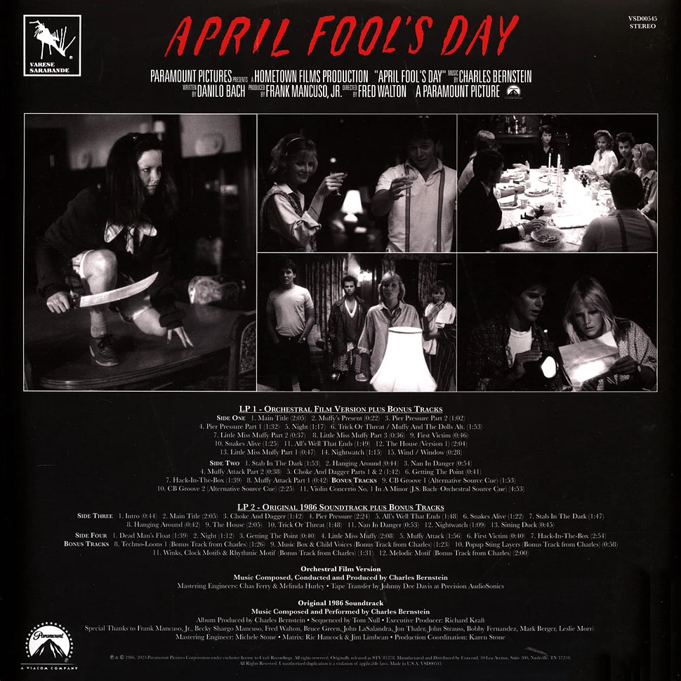 Charles Bernstein - OST April Fool's Day Deluxe Edition