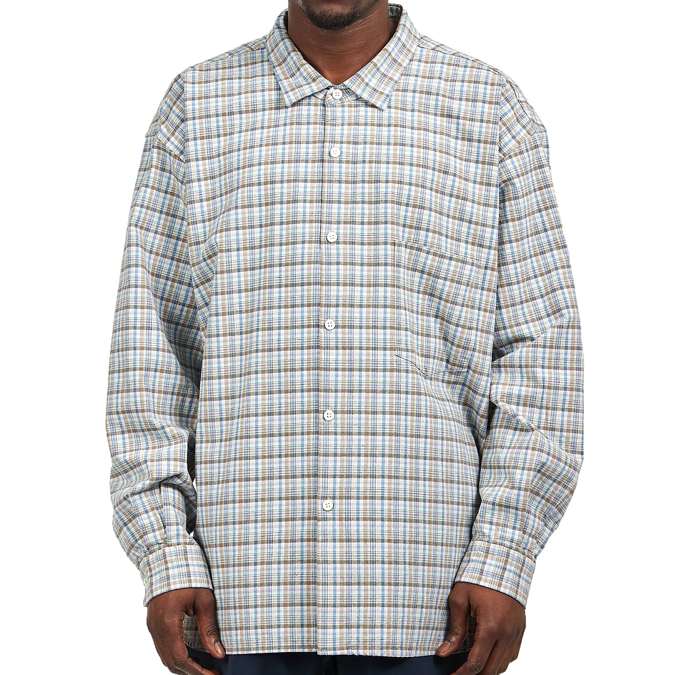 nanamica - Cotton Silk Euro Check Shirt