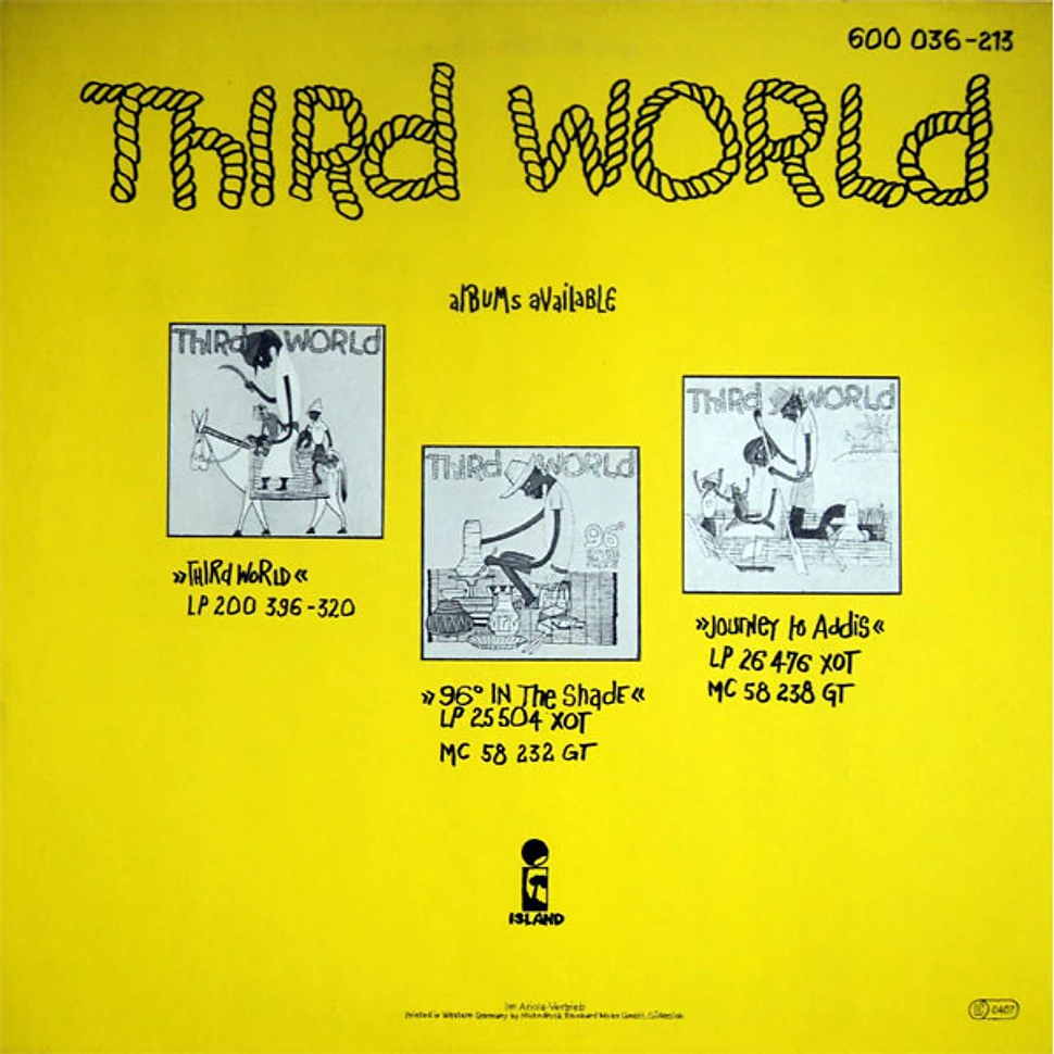 Third World - Now That We Found Love / One Cold Vibe