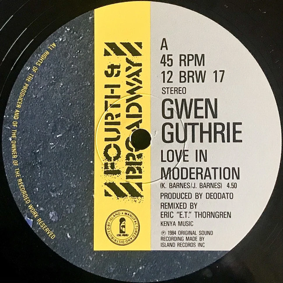 Gwen Guthrie - Love In Moderation
