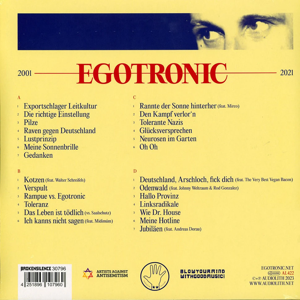 Egotronic - Das Unbehagen In Der Kultur - Ausgewählte Werke 2001-2021