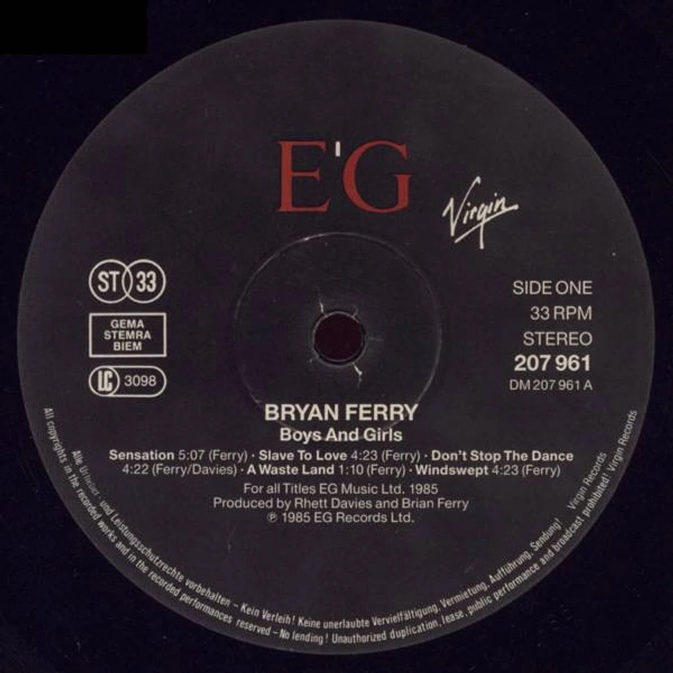 Bryan Ferry - Boys And Girls