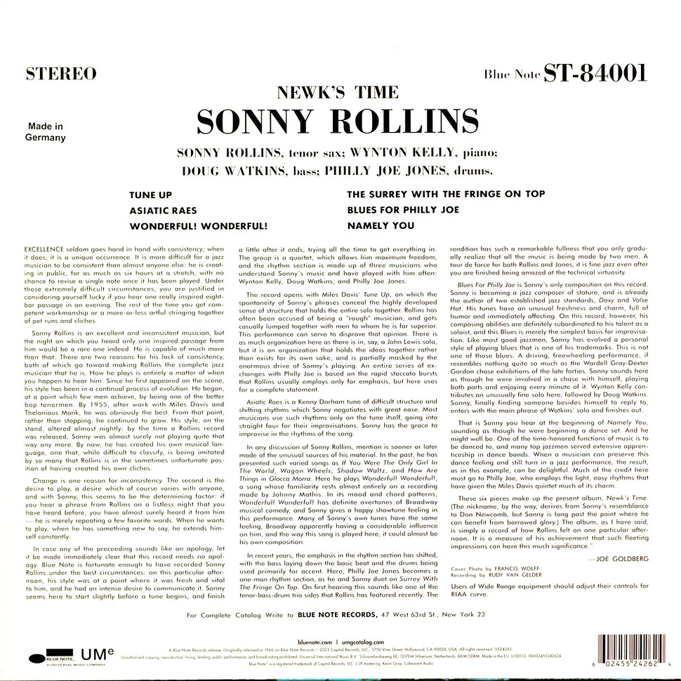 Sonny Rollins - Newks Time
