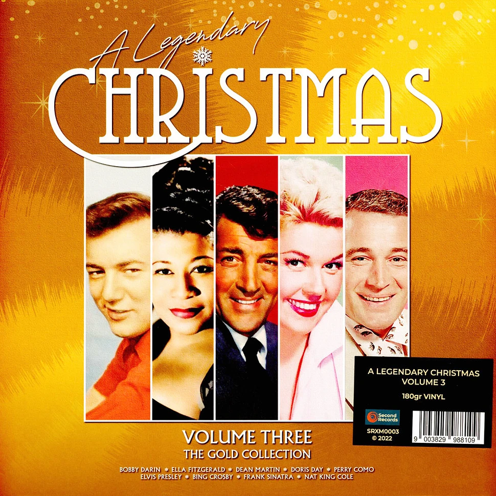 V.A. - A Legendary Christmas Volume Three - The Gold Collection Black Vinyl Edition