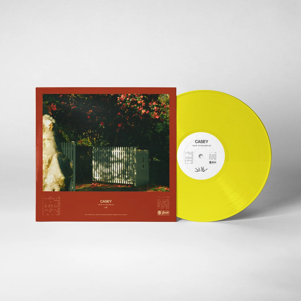 Casey - How To Dissappear Transparent Yellow Vinyl Edition