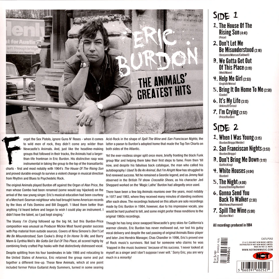 Eric Burdon - Animals' Greatest Hits