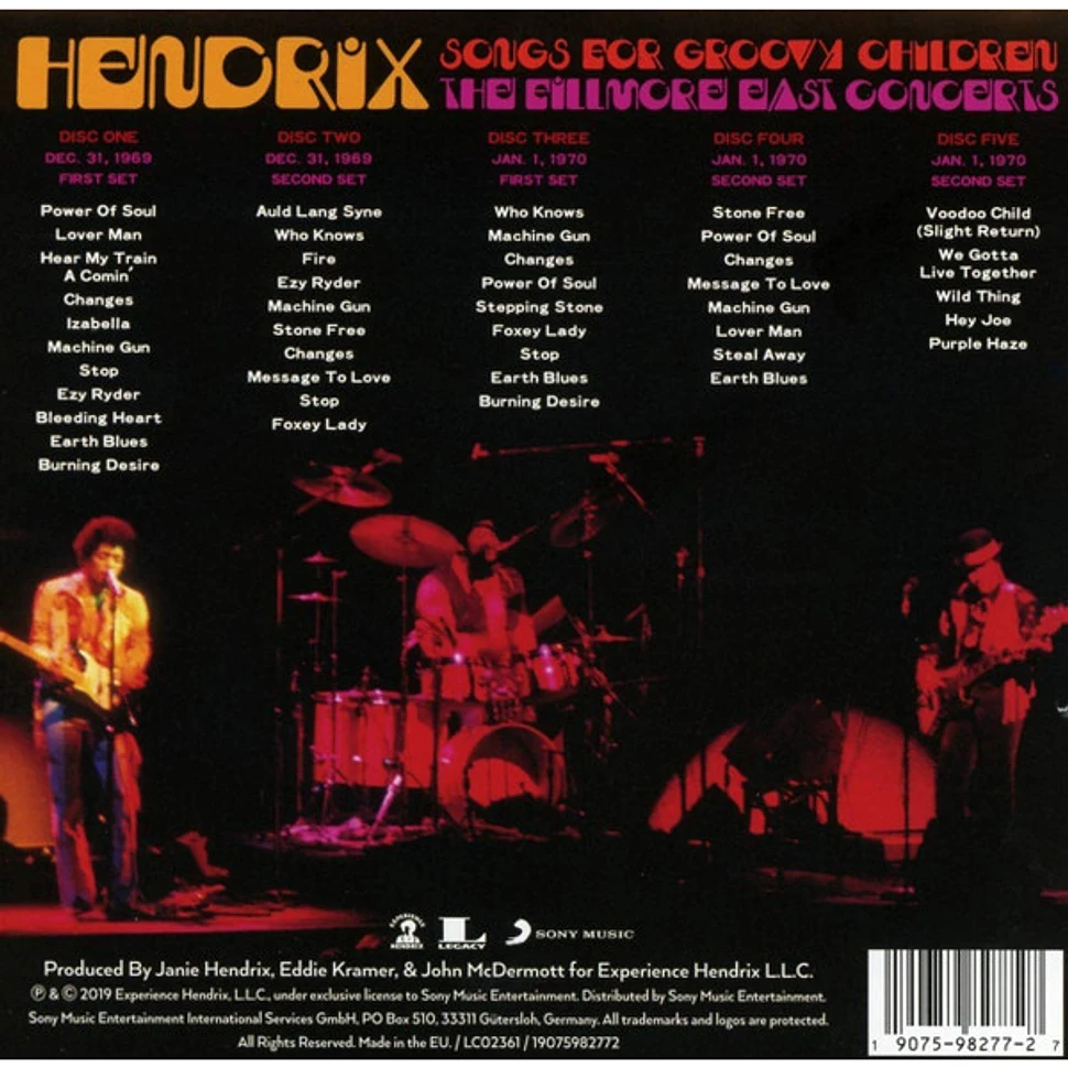 Jimi Hendrix - Songs For Groovy Children (The Fillmore East Concerts)