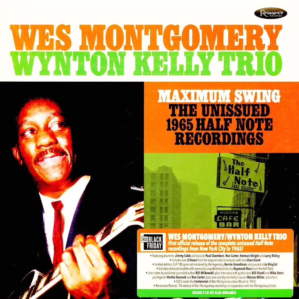 Wes Montgomery - Maximum Swing The Unissued 1965 Half Note Recording Black Friday Record Store Day 2023 Vinyl Edition