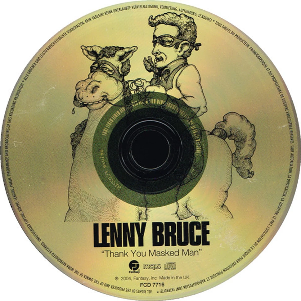 Lenny Bruce - Thank You Masked Man