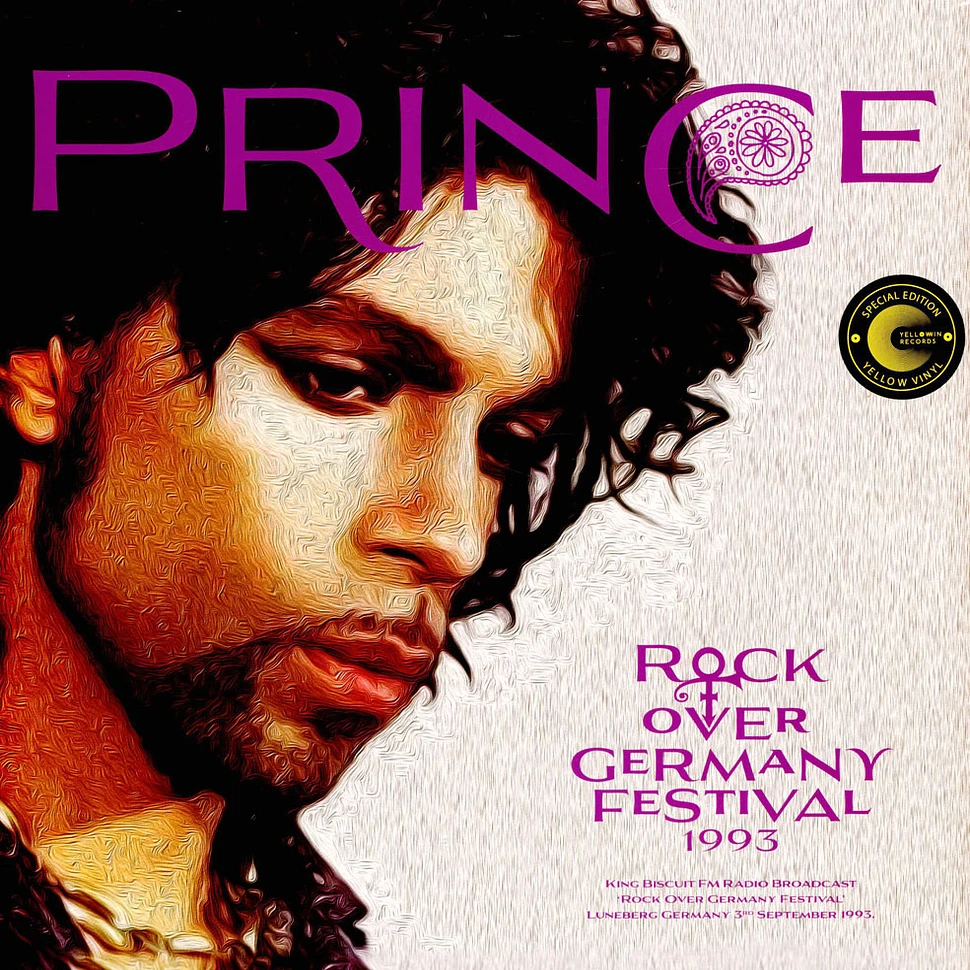Prince - Rock Over Germany Festival 1993 Live in Lüneburg Yellow Vinyl Edtion