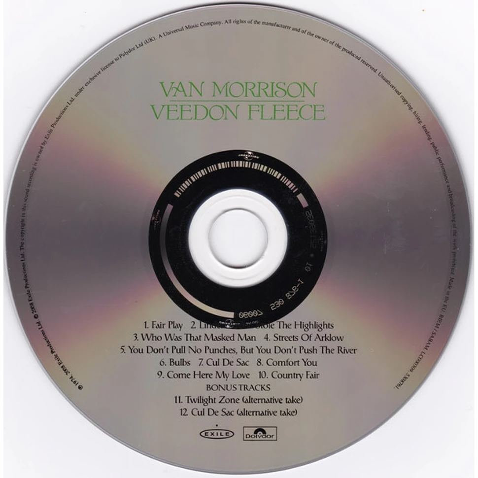 Van Morrison - Veedon Fleece