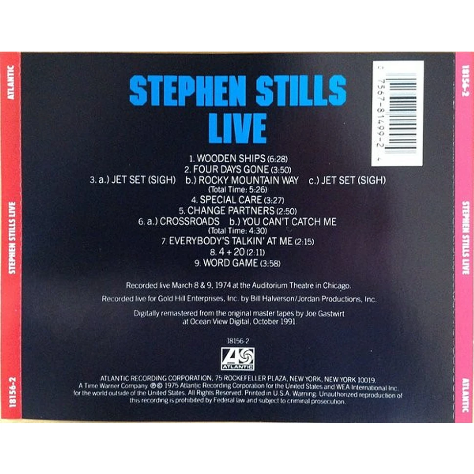 Stephen Stills - Live