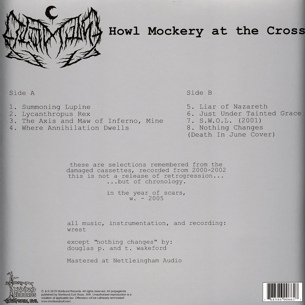 Leviathan - Howl Mockery At The Cross Grey Vinyl Edition