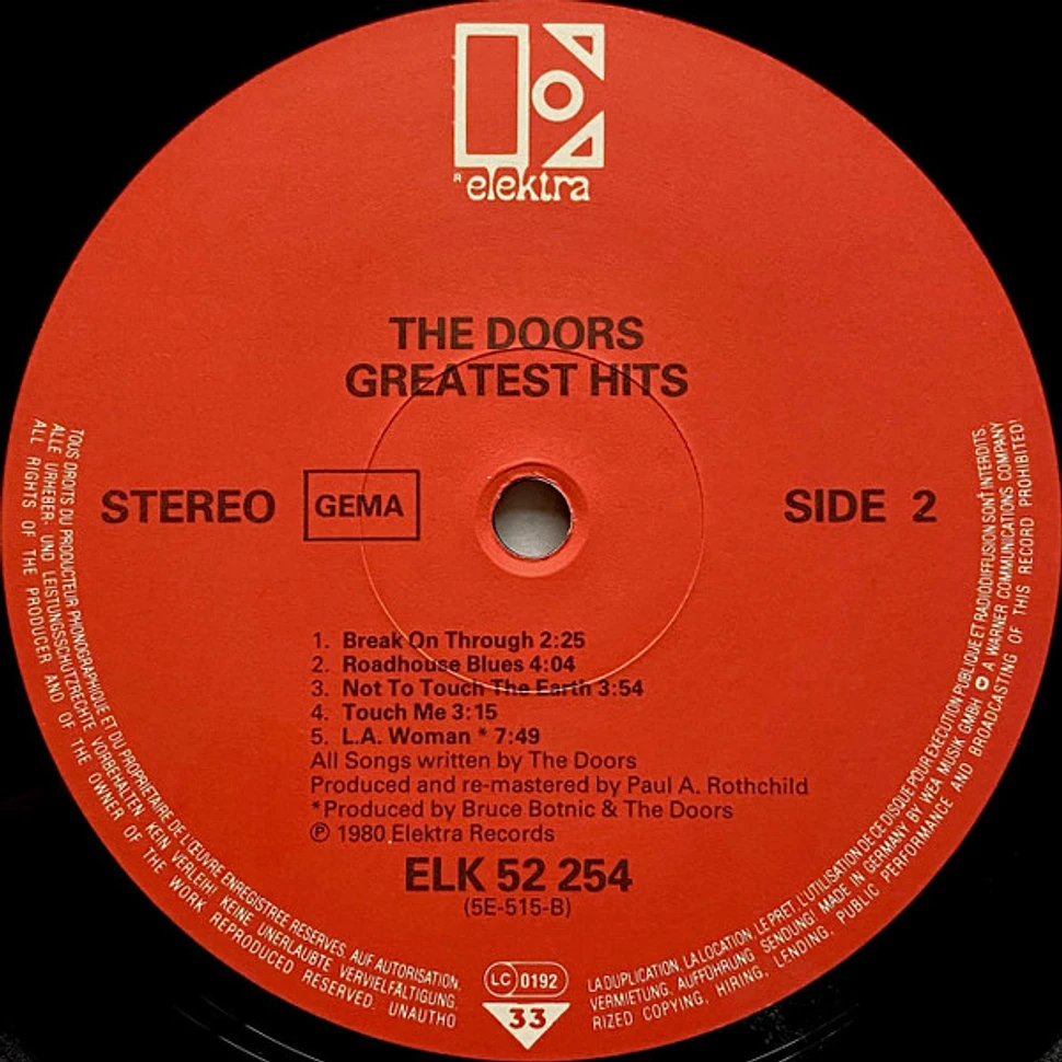 The Doors - Greatest Hits