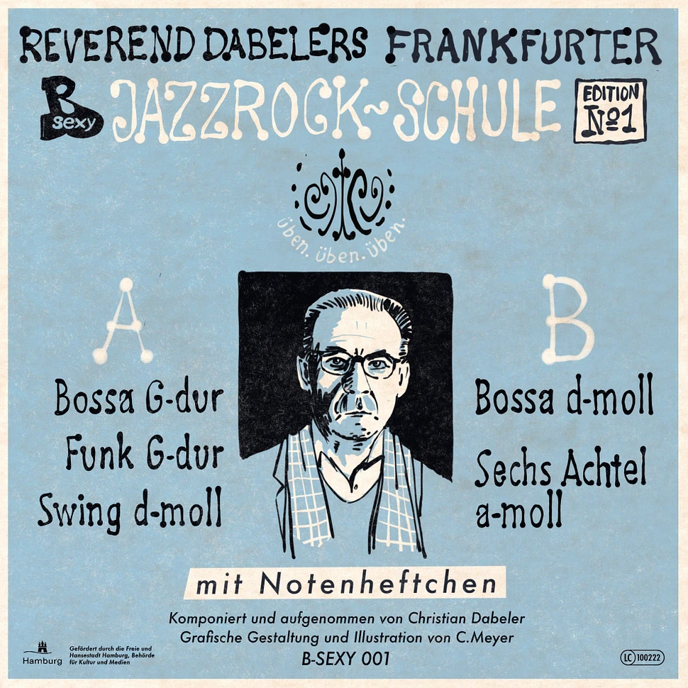 Reverend Christian Dabeler - Reverend Dabeler's Frankfurter Jazzrock-Schule HHV Exclusive Curacao Blue Vinyl Edition