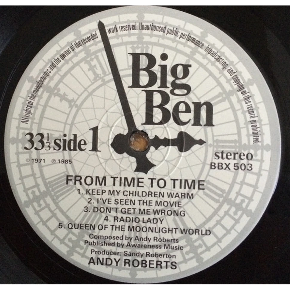 Andy Roberts - From Time To Time