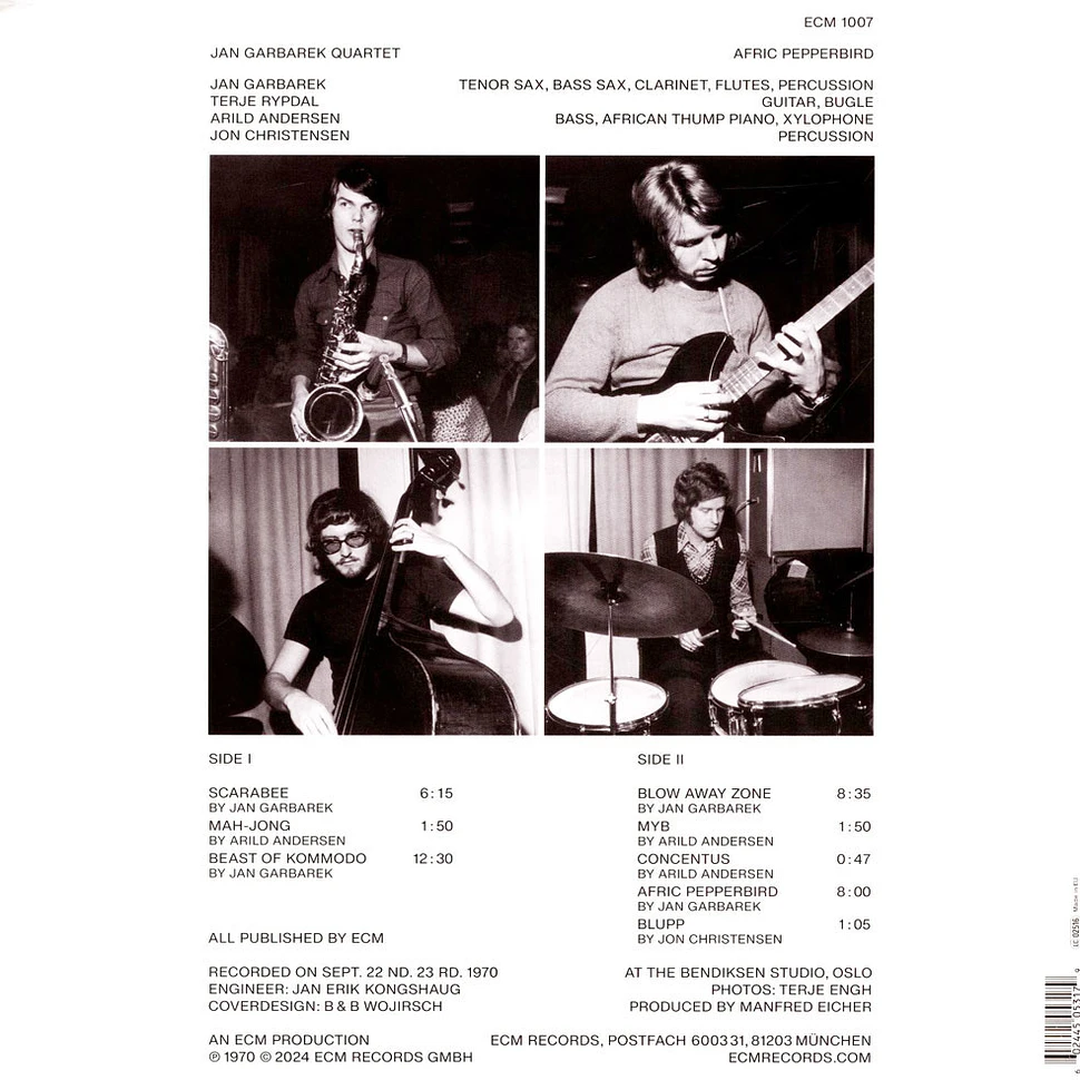 Jan Garbarek Quartet - Afric Pepperbird Luminessence Serie