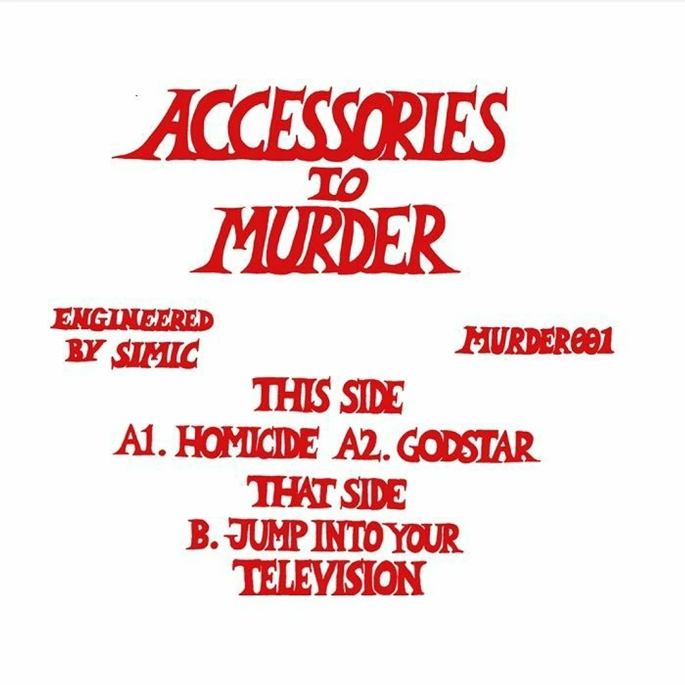 Accessories To Murder - Murder001