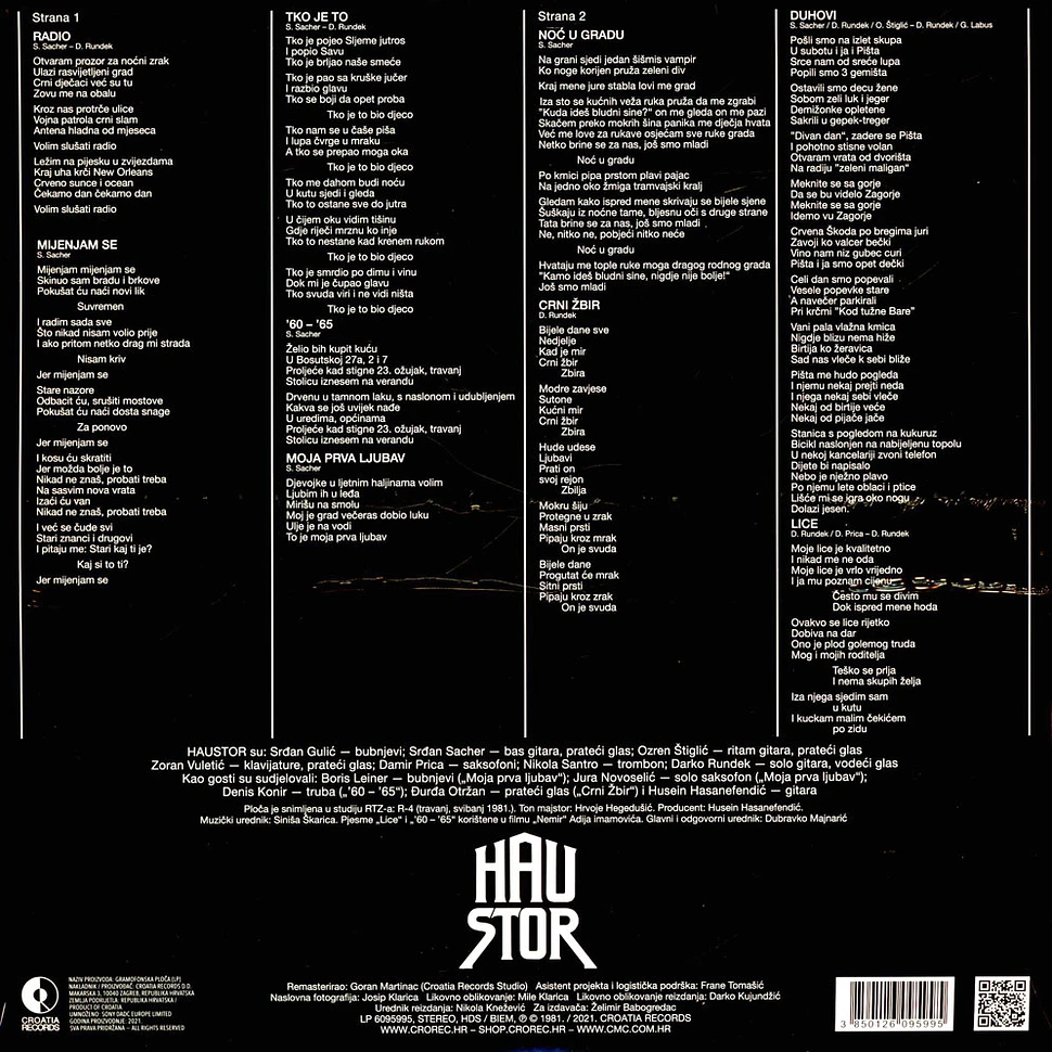 Haustor - Haustor Clear Vinyl Edtion