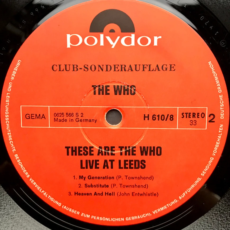 The Who - These Are The Who Live At Leeds