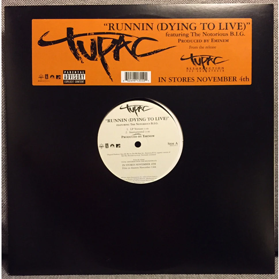 2Pac Featuring Notorious B.I.G. - Runnin (Dying To Live) - Vinyl 12 ...