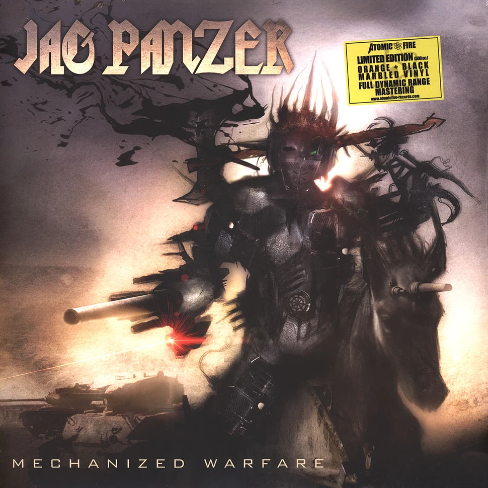 Jag Panzer - Mechanized Warfare Orange / Black Marbled Vinyl Edition