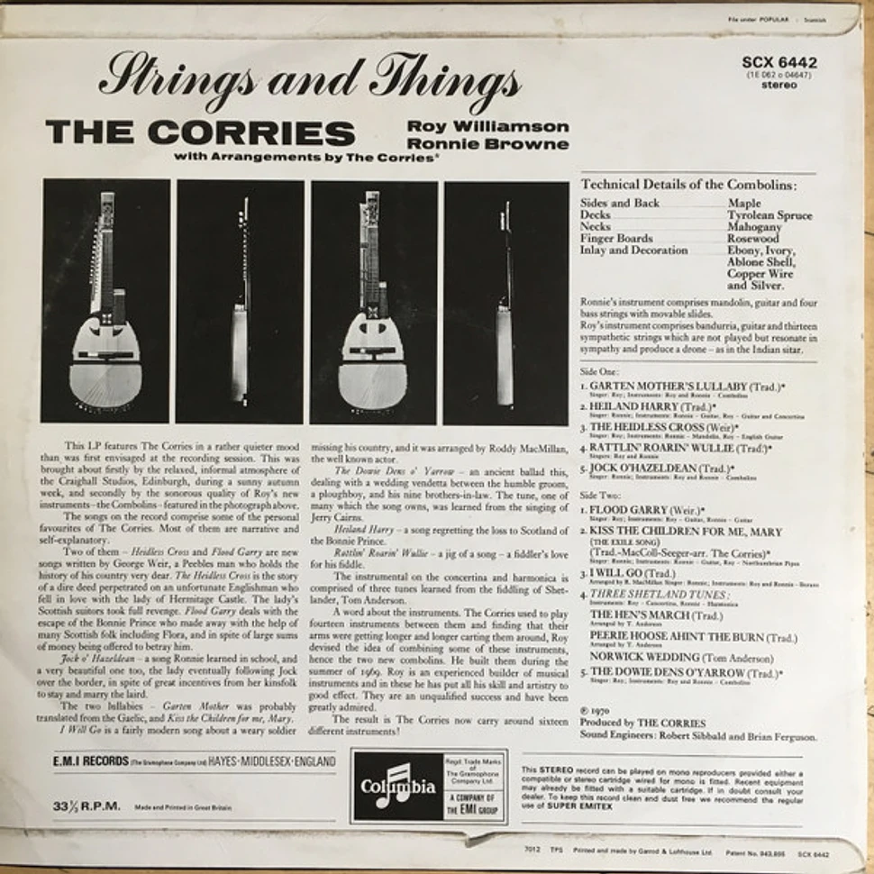 The Corries - Strings And Things