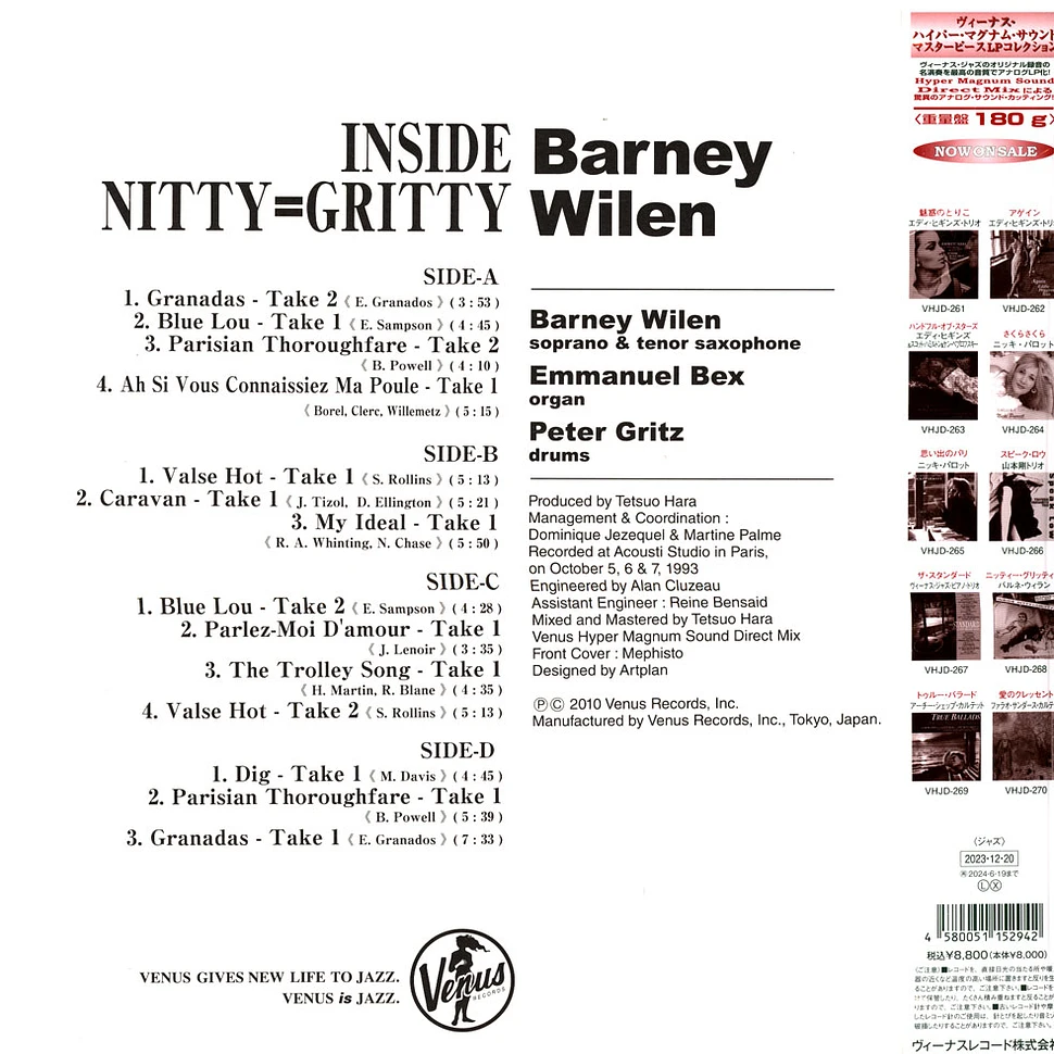 Barney Wilen - Inside Nitty=Gritty