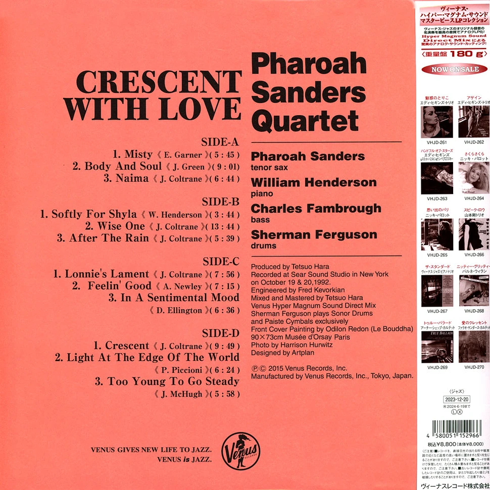 Pharoah Sanders Quartet - Crescent With Love