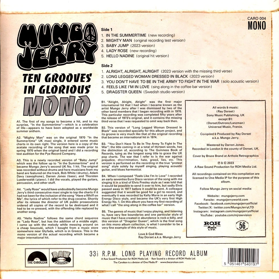 Mungo Jerry - Ten Grooves In Glorious