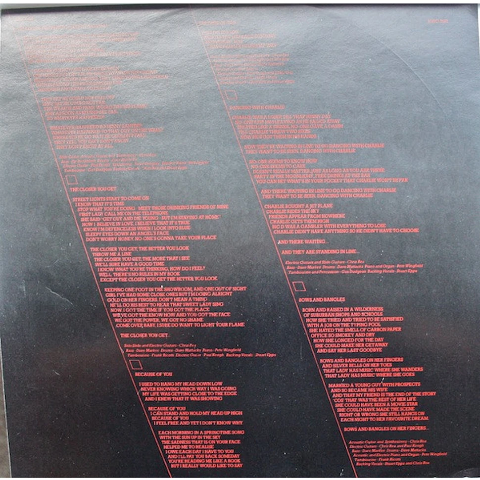 Chris Rea Whatever Happened To Benny Santini Vinyl Lp 1978 Uk Original Hhv 1159