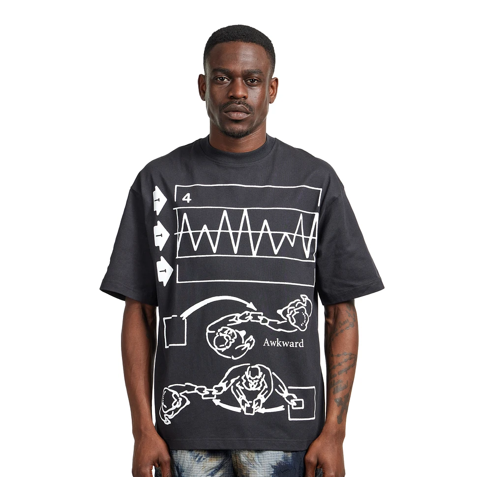 The Trilogy Tapes - TTT Awkward Graph T-Shirt (Black) | HHV