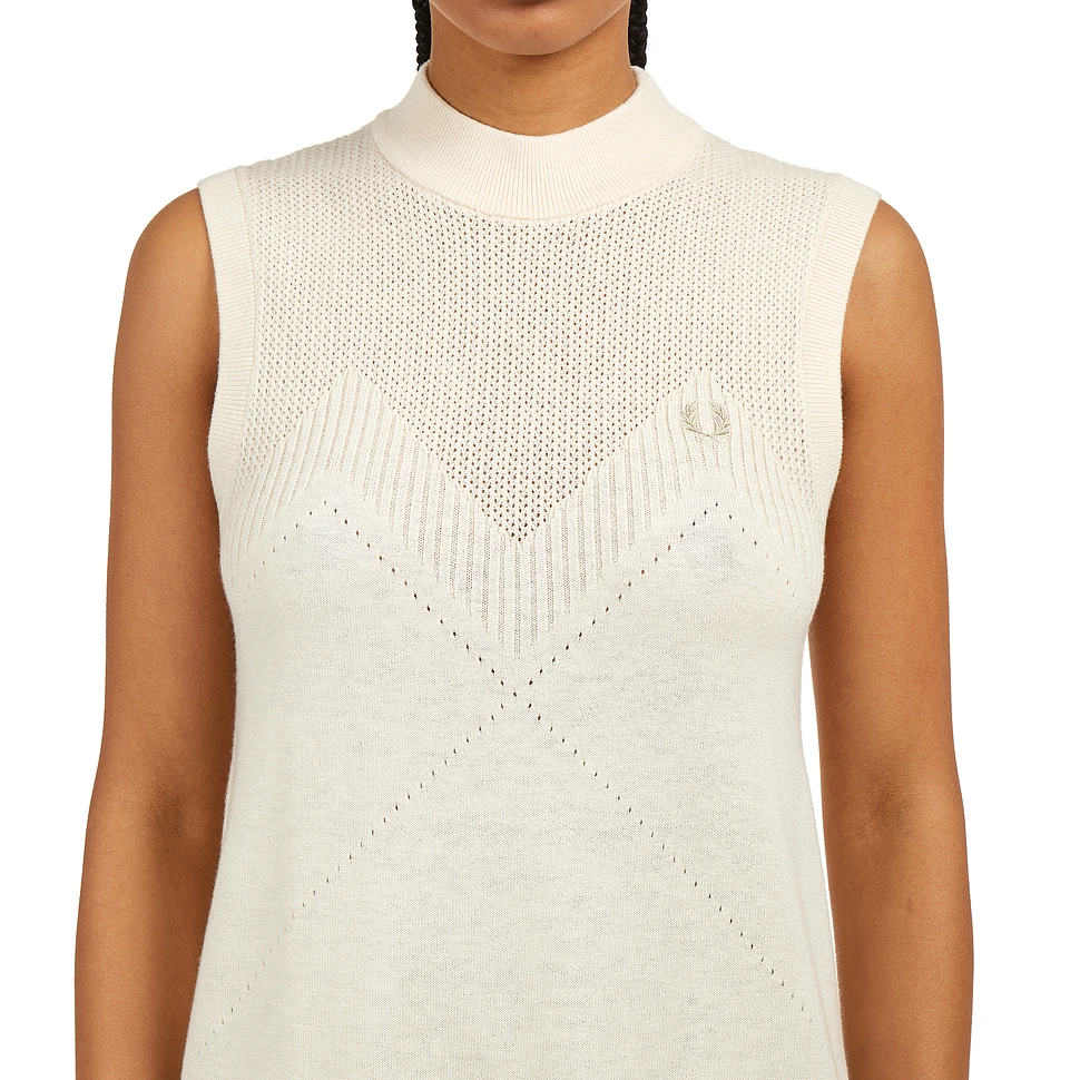 Fred Perry - Pointelle Detail Knitted Dress