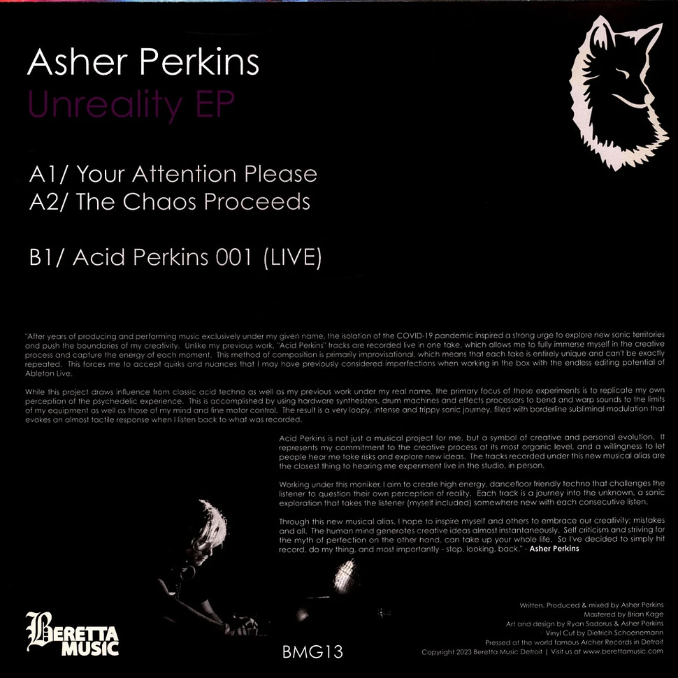 Asher Perkins - Unreality EP