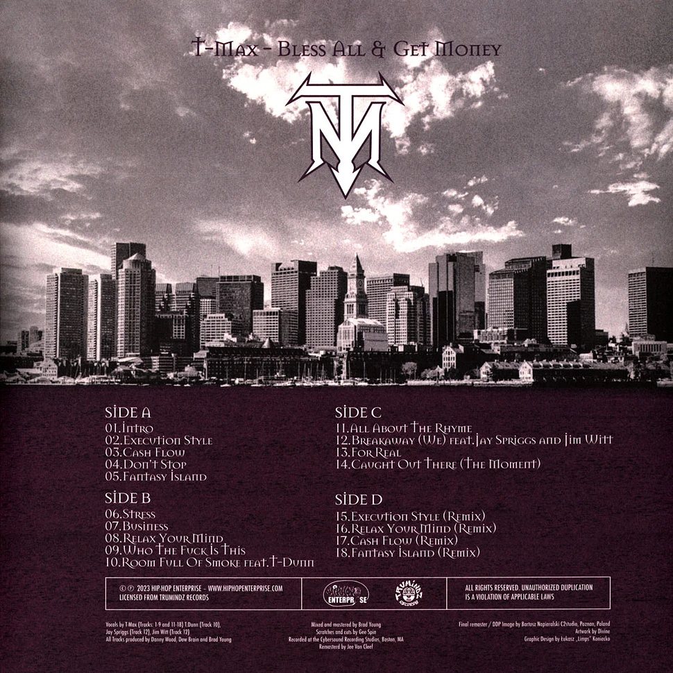 T-Max - Bless All & Get Money - Vinyl 2LP - 2023 - EU - Original | HHV
