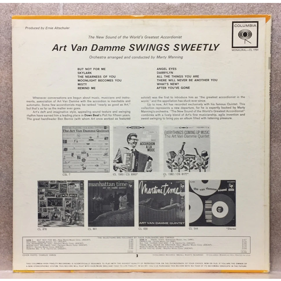Art Van Damme - Swings Sweetly