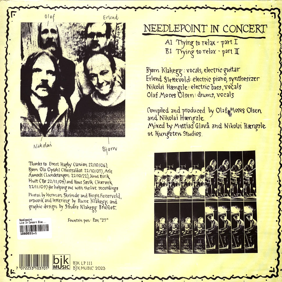 Needlepoint - Live In Concert Black Vinyl Edition