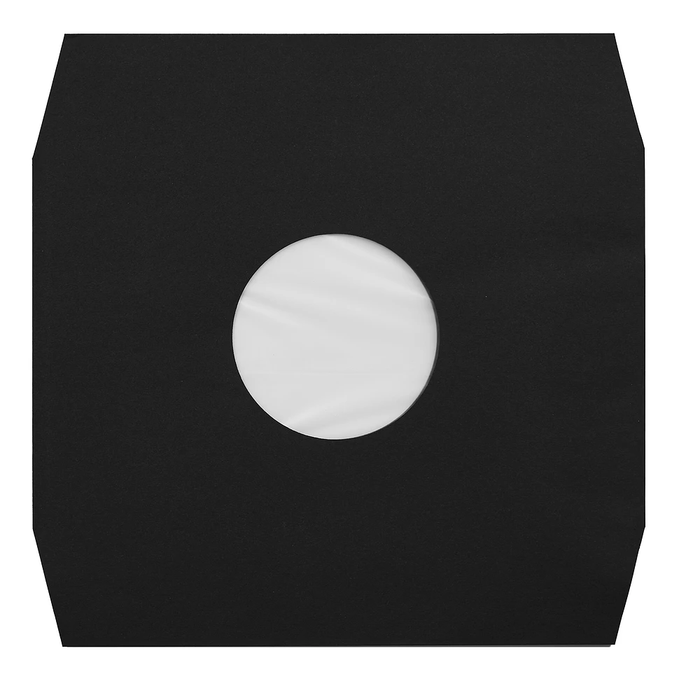Vinyl Care Premium Inner Sleeves - 50x12" antistatic • 110g/m2 • corner cut • black