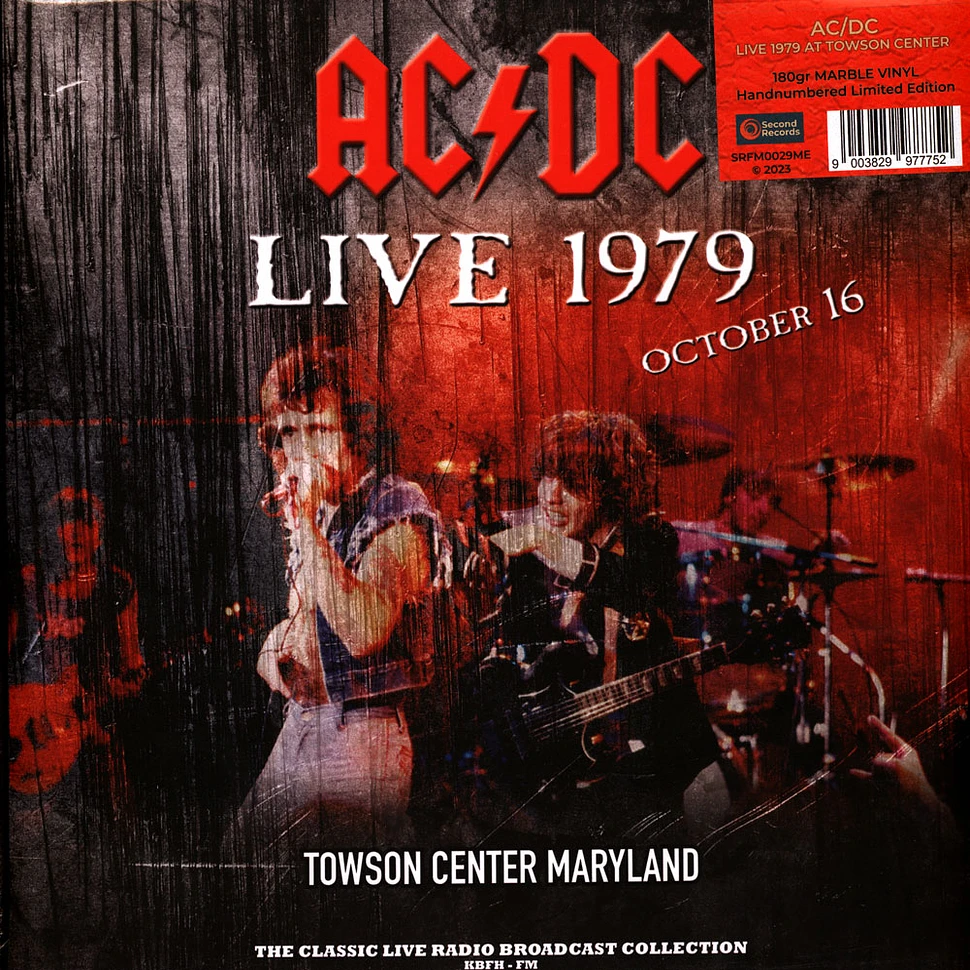 AC/DC - Live 1979 At Towson Center Red Marble Vinyl Edition