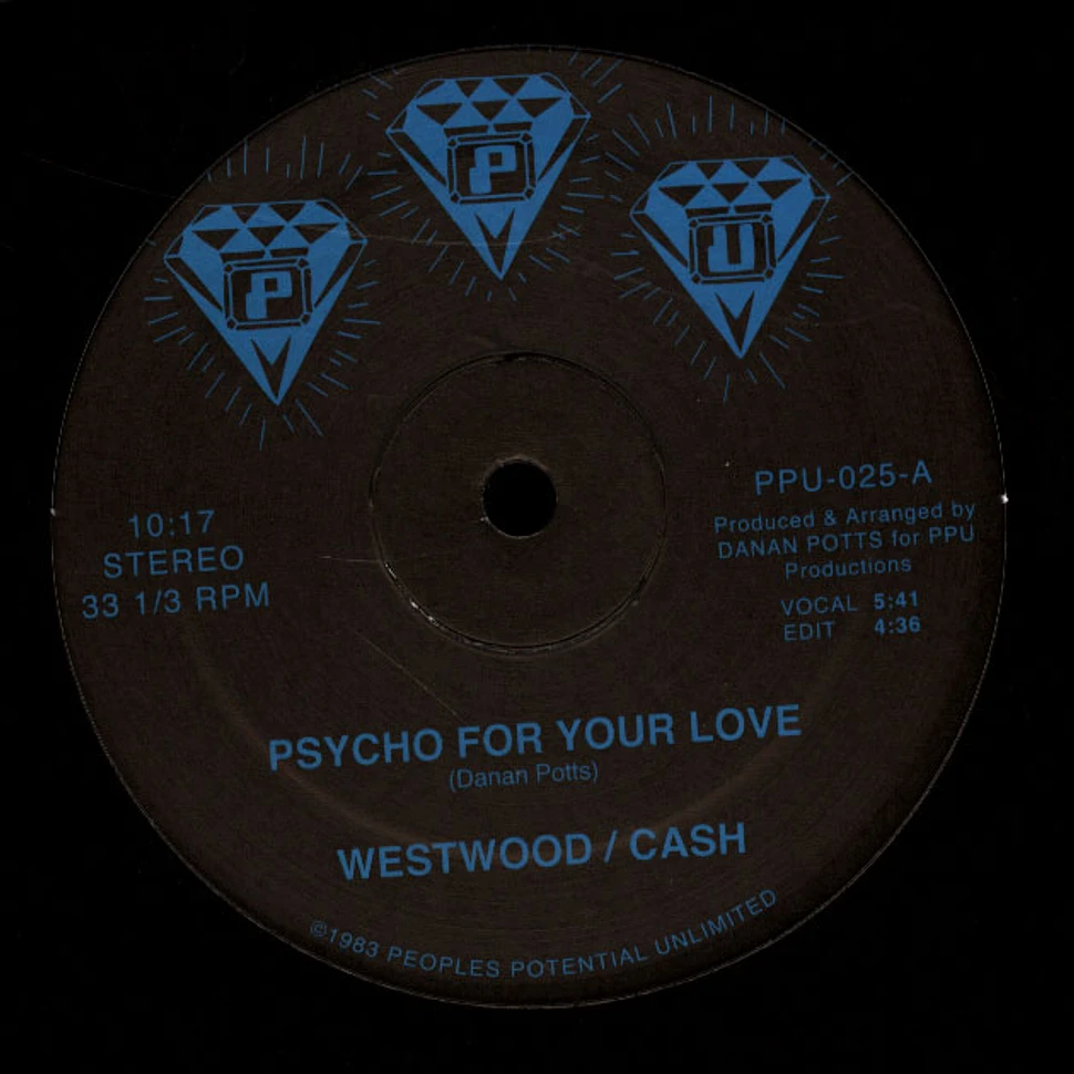 Westwood / Cash - Psycho For Your Love 40 Anniversary Pressing