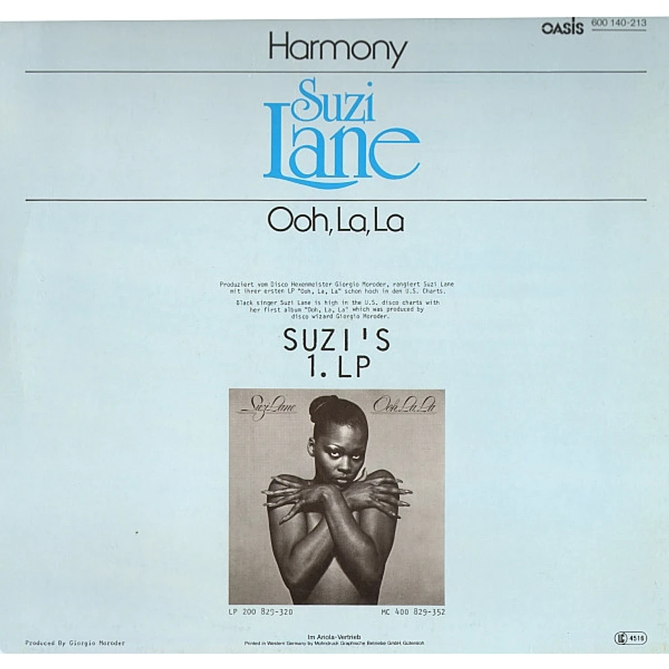 Suzi Lane - Harmony