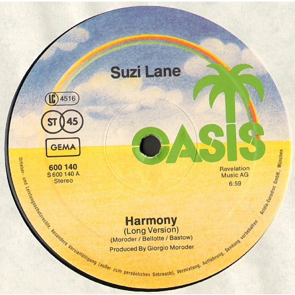 Suzi Lane - Harmony