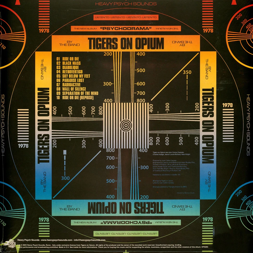 Tigers On Opium - Psychodrama Black Vinyl Edition