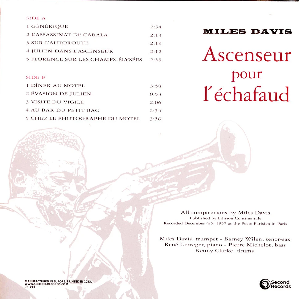 Miles Davis - Ascenseur Pour L'echafaud Grey Marble Vinyl Edition